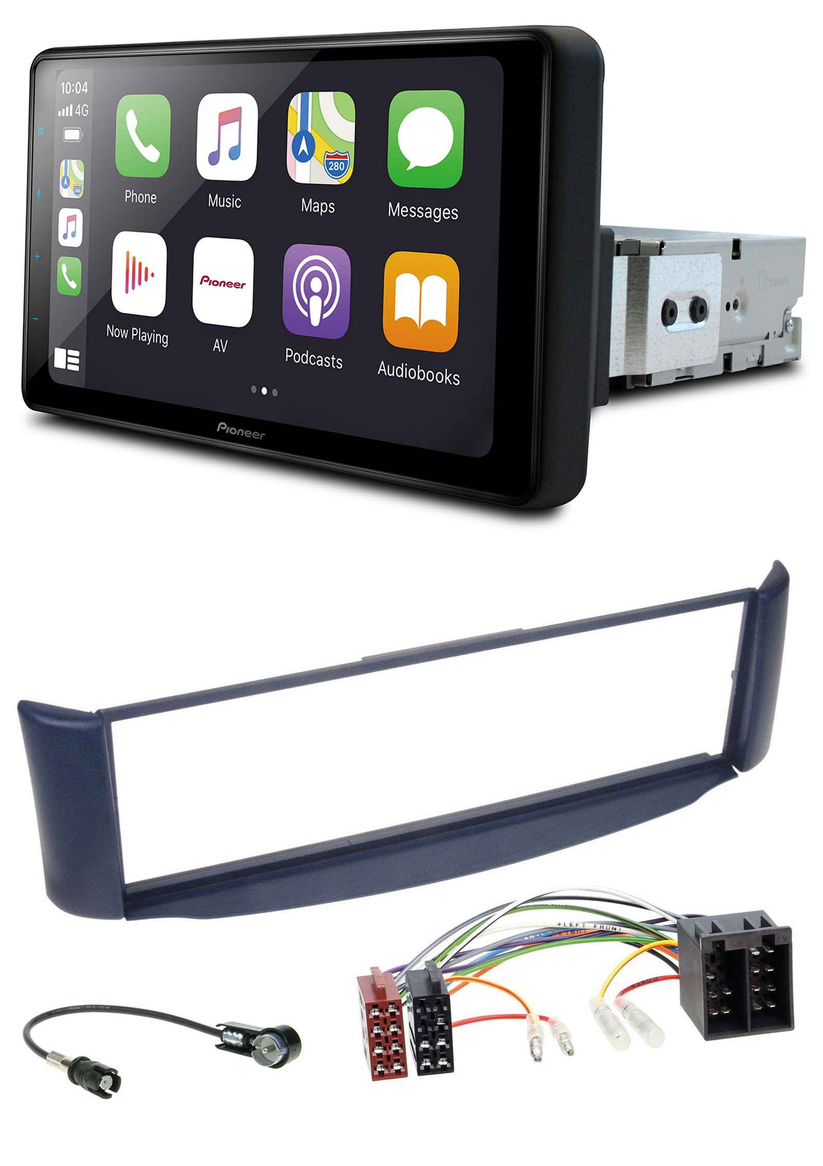 Pioneer MP3 DAB Bluetooth USB Autoradio für Smart ForTwo