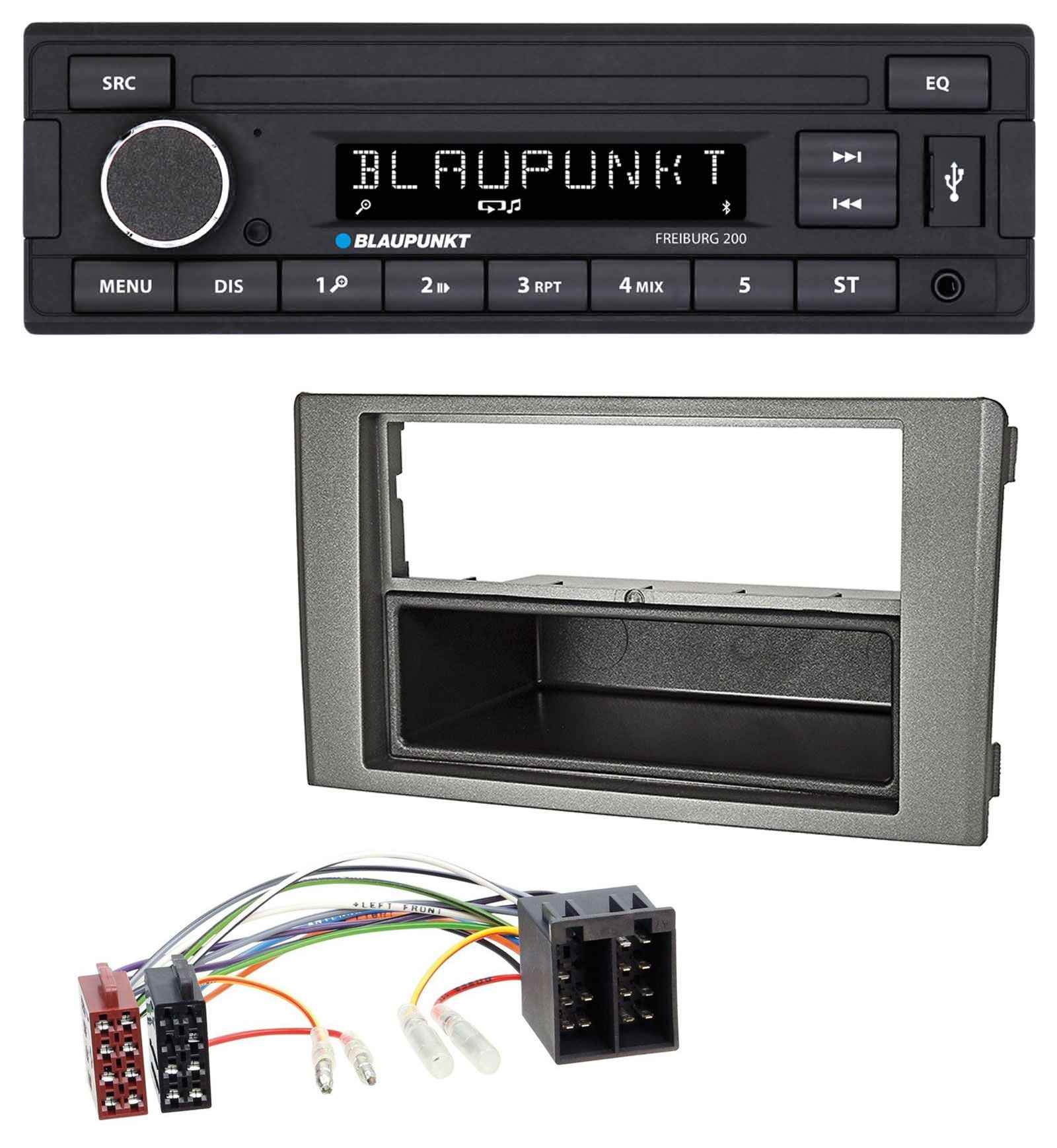 Blaupunkt AUX MP3 USB 1DIN Radio samochodowe do Iveco Daily (06-14) ciemnoszare Super mile widziane