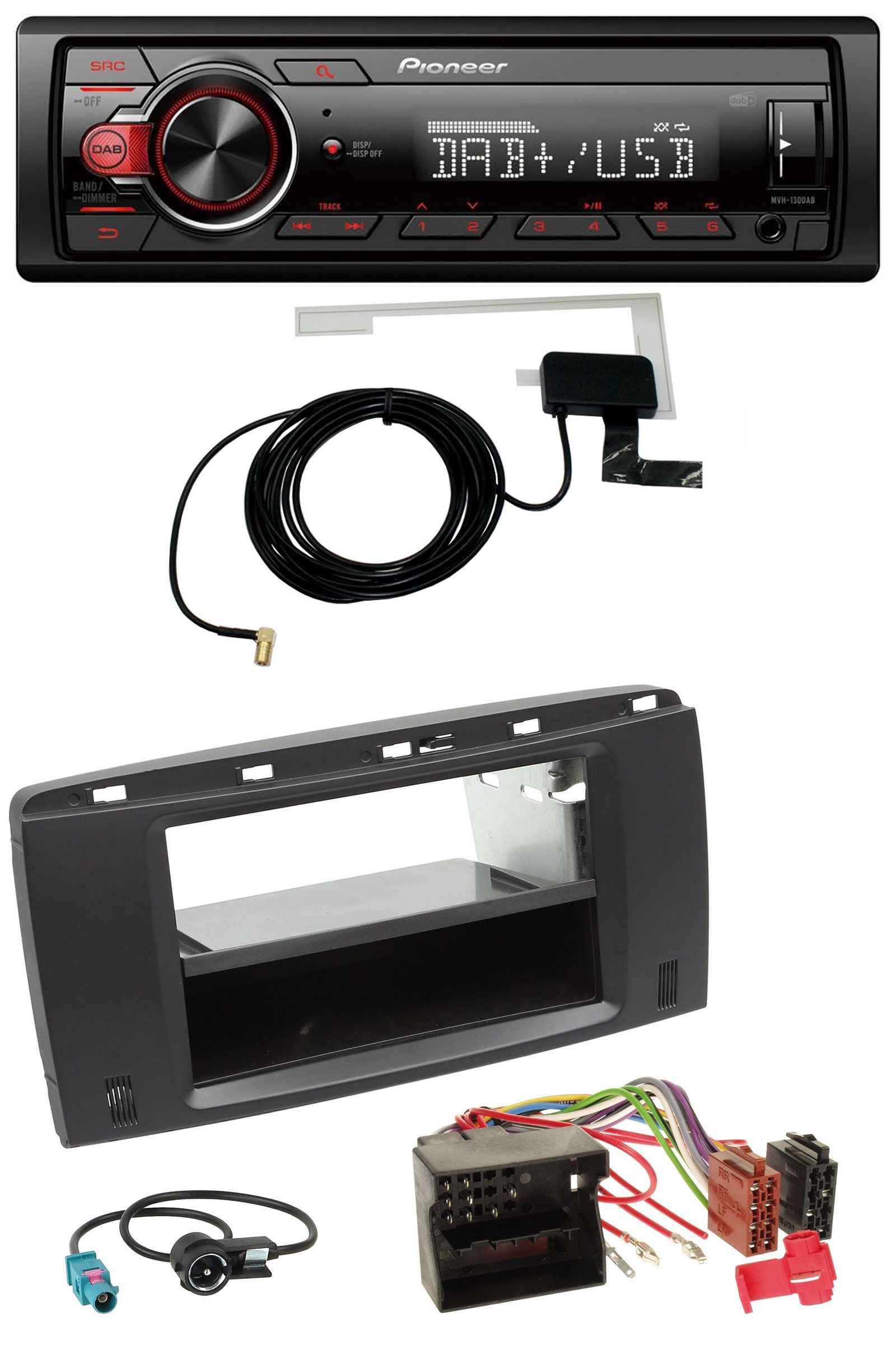 Indexbild 1 - Pioneer 1DIN MP3 DAB USB AUX Autoradio für Mercedes R-Klasse (W251, 05-12)