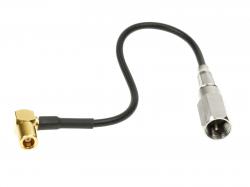 Antennenadapter - SMB (Buchse, gewinkelt) - FME (Stecker)