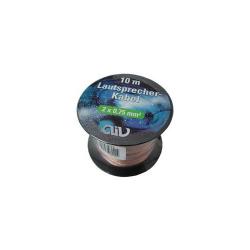 Lautsprecherkabel AIV Mini-Spule 2x0,75 mm² 10 m E-Cu rot/schwarz