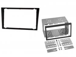 Auto Radio Blende Einbau Rahmen 1-DIN schwarz für Opel Vivaro J7 F7 E7