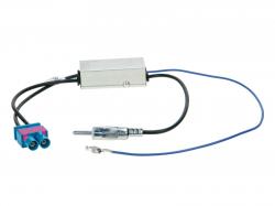Antennenadapter - Doppel Fakra (Stecker) - DIN (Stecker) - Phantomeinspeisung - mit Diversity