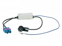 Antennenadapter - Doppel Fakra (Stecker) - ISO (Stecker) - Phantomeinspeisung - mit Diversity