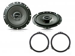 Pioneer Lautsprecher Set TS-1702i für Audi, Honda, Mercedes, Nissan, Opel - 165 mm - vordere Türen