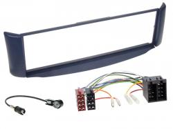 Radioeinbauset für DIN Autoradio in Smart ForTwo (450) - blau - ohne Metallschacht