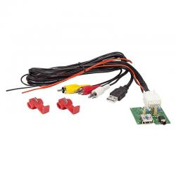 USB / AUX-IN (Cinch) PCB Adapter für Kia Picanto, Sportage / Hyundai Veloster