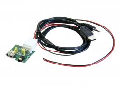 USB / AUX-IN (3,5mm Klinke) PCB Adapter für Kia Picanto, Sportage / Hyundai Veloster
