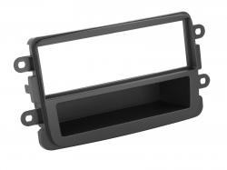 für Opel Movano B X62 Auto Radio Blende Einbau Rahmen Doppel-DIN 2-DIN schwarz