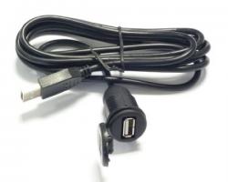 Dietz 25306 - USB Einbaubuchse mit Kabel, Kabellänge ca. 1,8 m