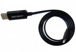 Dension FLOWING LED USB Lightning Kabel für iPhone SE, 5, 5C, 5S, 6, 6S, 7, 8, X, Plus - FLUC1LB