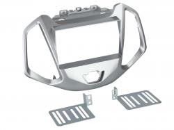 Einbaurahmen Set fr Doppel DIN Autoradio in Ford EcoSport (JK8, 2014-2017) - silber