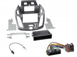 Radioeinbauset fr DIN Autoradio in Ford Transit Connect (12-18, mit Display) - Pegasus