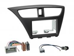 Radioeinbauset fr Doppel DIN Autoradio in Honda Civic Hatchback (ab 12)