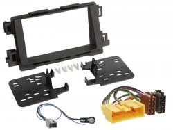 für Mazda CX-9 TB Auto Radio Blende Montage Einbau Rahmen 1-DIN 2-DIN schwarz 