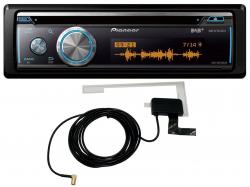 Pioneer DEH-X8700DAB - CD/MP3-Autoradio mit Bluetooth / USB / DAB / iPod - inkl. DAB-Antenne AN-DA