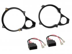 Lautsprechereinbauset fr BMW 3er (1990-1998) - 130 mm - Heckablage