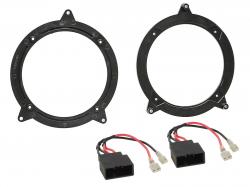 Lautsprechereinbauset fr BMW 3er (1998-2005) - 130 mm - Fronttr