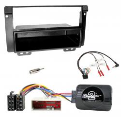 Einbauset mit Lenkradadapter fr DIN Autoradio in Landrover Freelander (2004-2006)