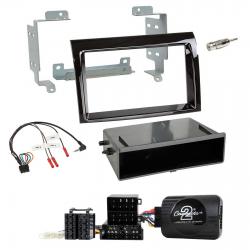 Einbauset mit Lenkradadapter fr DIN Autoradio in Fiat Ducato (2006-2008) - piano