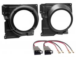 Lautsprechereinbauset fr VW Polo (1999-2001) - 165 mm - Fronttr