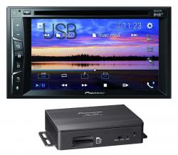 Pioneer AVH-A3200DAB + AVIC-F260-2 - 2-DIN Navigation mit Touchscreen / DAB / TMC / Bluetooth / USB