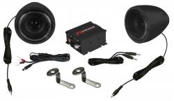 Renegade RXA100B - 8,8 cm Lautsprecher mit 100 Watt (RMS: 50 Watt) - Soundsystem für Motorrad