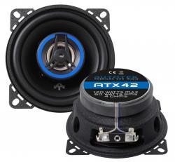 Autotek ATX42 - 10 cm 2-Wege-Lautsprecher mit 120 Watt (RMS: 60 Watt)