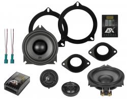 ESX VS100C BMW - 10 cm Komponenten-Lautsprecher mit 120 Watt (RMS: 60 Watt) - für E-, F-Modelle