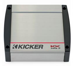 Kicker KX200.2 - 2-Kanal Endstufe mit 400 Watt (RMS: 200 Watt)