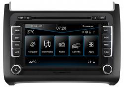 ESX VN720 VO-P6C-GREY - Navigation mit Bluetooth / TMC / USB / DVD / 3D / SD für VW Polo (ab 2014)