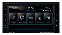 ESX VN630WS - Doppel-DIN CD/DVD/MP3-Autoradio mit Touchscreen / Bluetooth / USB / SD / iPod / AUX-IN