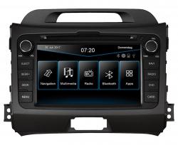 ESX VN720 KI-SPORTAGE - Navigation mit Bluetooth / TMC / USB / DVD / 3D / SD für Kia Sportage 3 SL