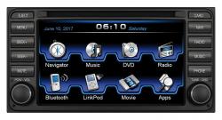ESX VN610 TO-U1-DAB - Navigation mit DAB / Bluetooth / TMC / USB / DVD / 3D / SD fr Toyota