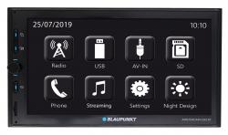 Blaupunkt Amsterdam 290 BT - Doppel-DIN MP3-Autoradio mit Touchscreen / Bluetooth / USB / SD / iPod
