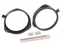 Lautsprechereinbauset fr Opel Astra, Calibra, Meriva, Omega, Vectra, Zafira - 165 mm - Tr Front