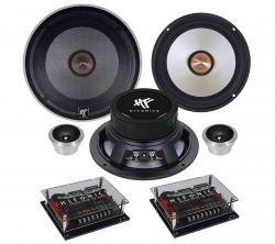 Hifonics MAXXIMUS MX6.2C - 16,5 cm Komponenten-Lautsprecher mit 250 Watt (RMS: 125 Watt)