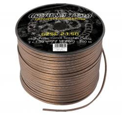 Ground Zero GZSC 2-1.50X - Lautsprecherkabel 2x 1,50 mm - 200 m / Spule