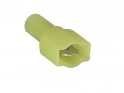 ACV Flachsteckervollisoliert gelb 4.0-6.0mm/ Breite 6.3 mm Typ2 (100 Stück) - 346333-2