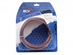 ACV Lautsprecherkabel 2x2,50mm transparent / blau 10m - 51-225-010