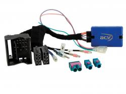 ACV CAN-Bus- / Lenkradadapter für VW mit RCD200, RCD300, RCD310, RCD500-10 auf Blaupunkt / Pioneer