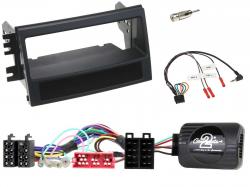 Einbauset mit Lenkradadapter fr DIN Autoradio in Kia Soul (2009-2011)