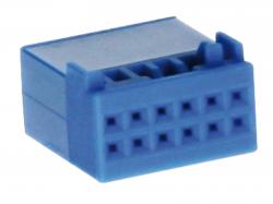 Zusatzstecker Quadlock (Für Artikel 155-321026) 12 polig - blau
