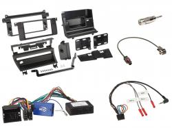 Einbauset mit Lenkradadapter fr Doppel DIN Autoradio in BMW 3er (E46, 02-06) - 1 Schalterffn.