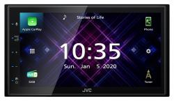 JVC KW-M565DBT - Doppel-DIN MP3-Autoradio mit Touchscreen / DAB / Bluetooth / USB / CarPlay