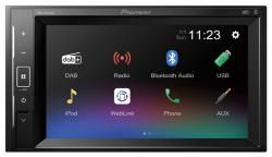 Pioneer DMH-A240DAB - Doppel-DIN MP3-Autoradio mit Touchscreen / DAB / Bluetooth / USB / iPod / AUX