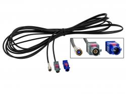 Antennenverlängerung - Fakra C/G (Stecker) - SMB (Buchse) - 5,0 m - für DAB / GPS - Calearo 7581068
