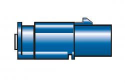 Fakra Gehäuse (Stecker) - C (blau) - für RG174 Kabel - ATTB 1000121