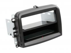 Einbaurahmen Inbay für DIN Autoradio in Fiat 500L (2012 - 2021) - schwarz