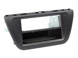Einbaurahmen Inbay für DIN Autoradio in Suzuki SX4 S-Cross (ab 2013) - schwarz